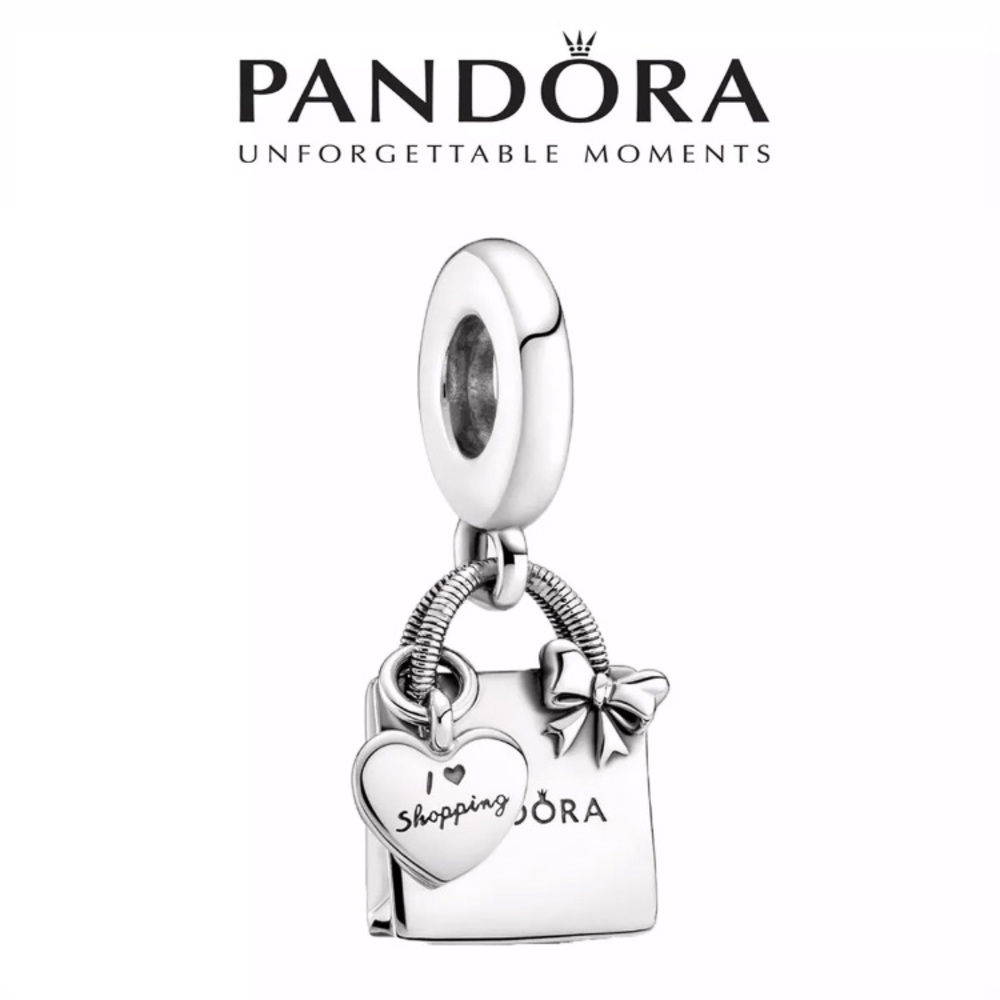 Pandora Shopping Bag Dangle Charm.